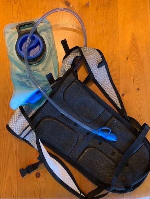 NEBOIC Hydration Backpack Cycling Running Pack with Water Bladder Black