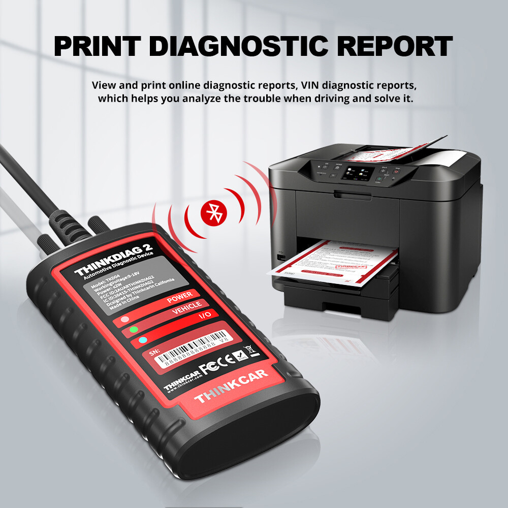 2024 THINKDIAG 2 Car OBD2 Scanner Bidirectional All System Diagnostic Tool CANFD