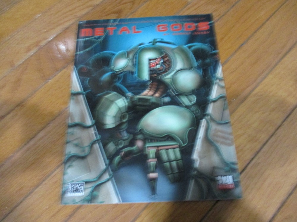 D&D D20 RPG Objects Metal Gods