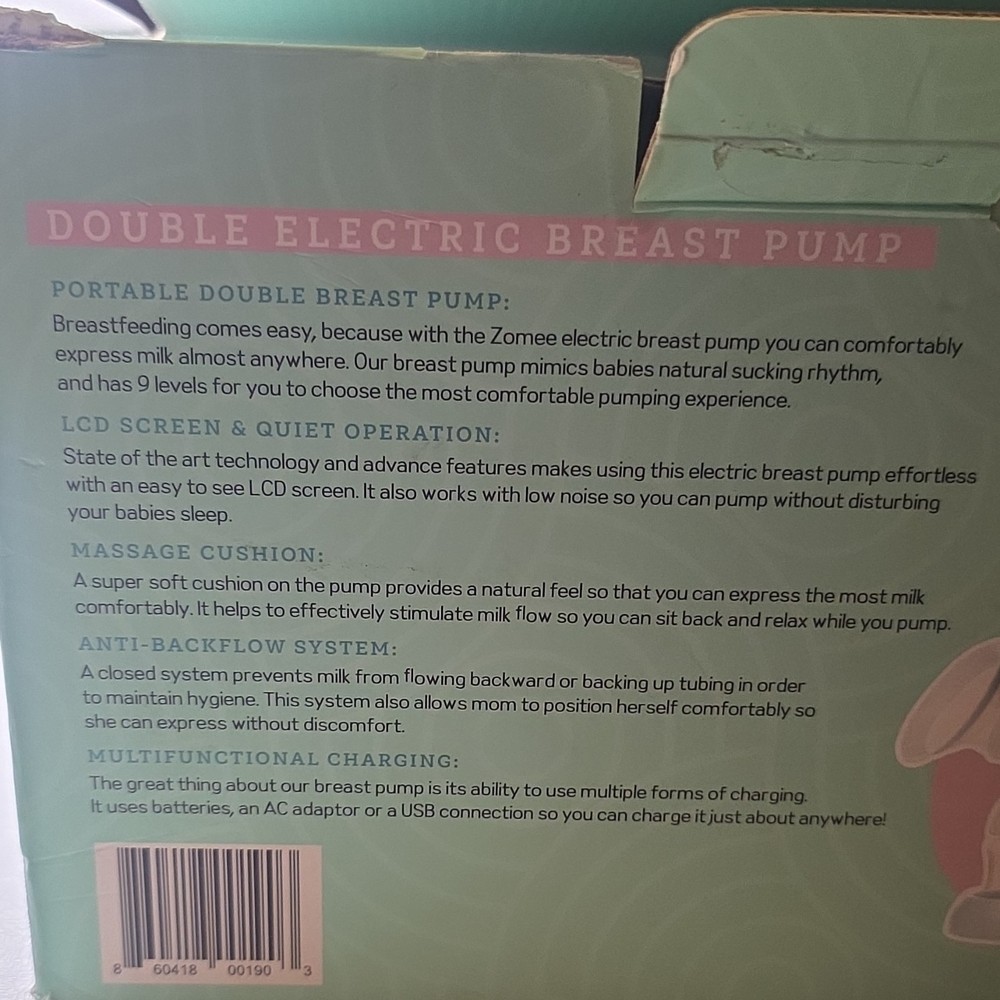 Zomee Z2 Portable Milk System (Open Box / Never Used)