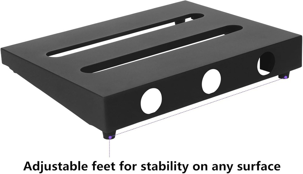 Compact 14" x 10.6" Guitar Pedal Board Bundle