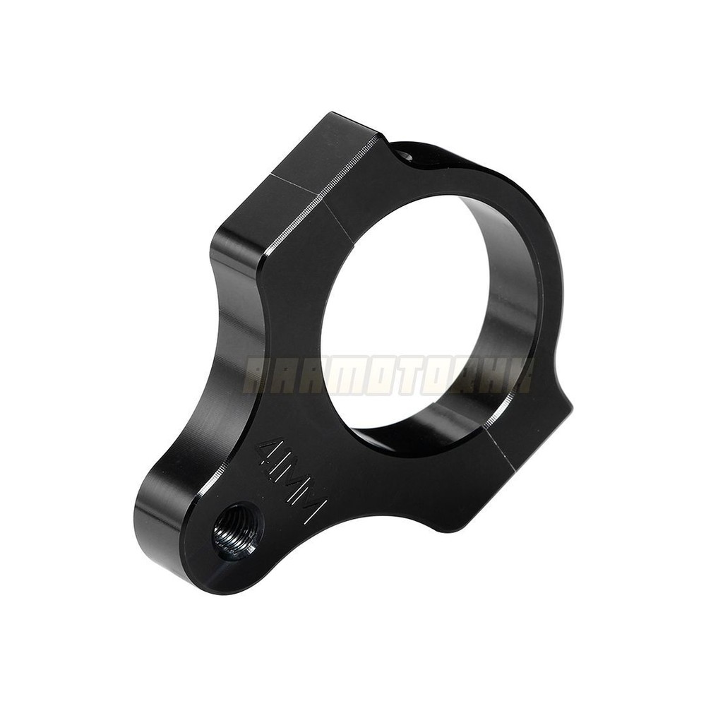 26MM-60MM Motorcycle Steering Damper Fork Frame Mounting Clamp Bracket Black