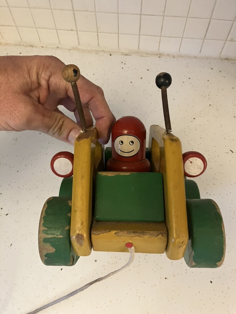 Vintage Wooden Pull Toy