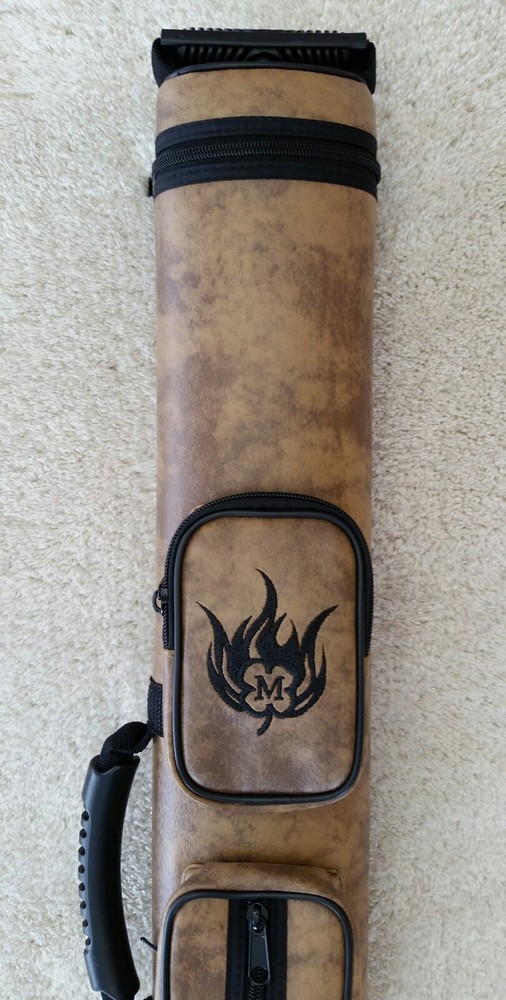 2x2 McDermott Hard Pool Cue Case, Wild-Fire, Oval, WF 75-0910