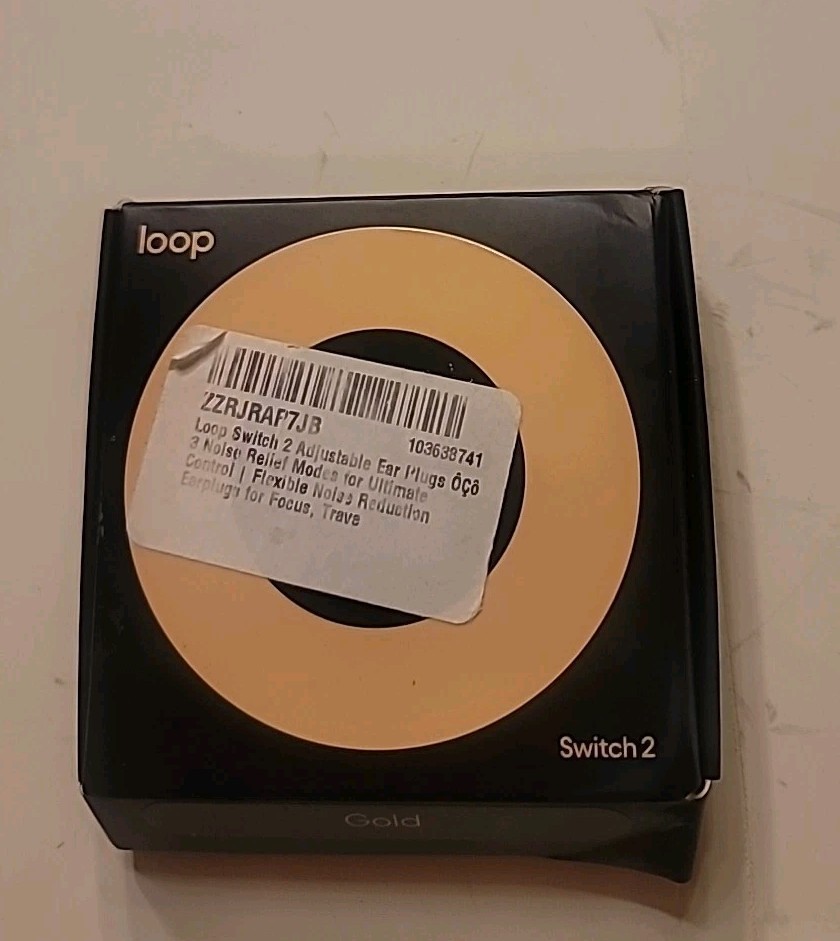 Loop - Switch 2 - Gold - 14/17/20 dB - Noise Reducing Ear Plugs - DAMAGED Box