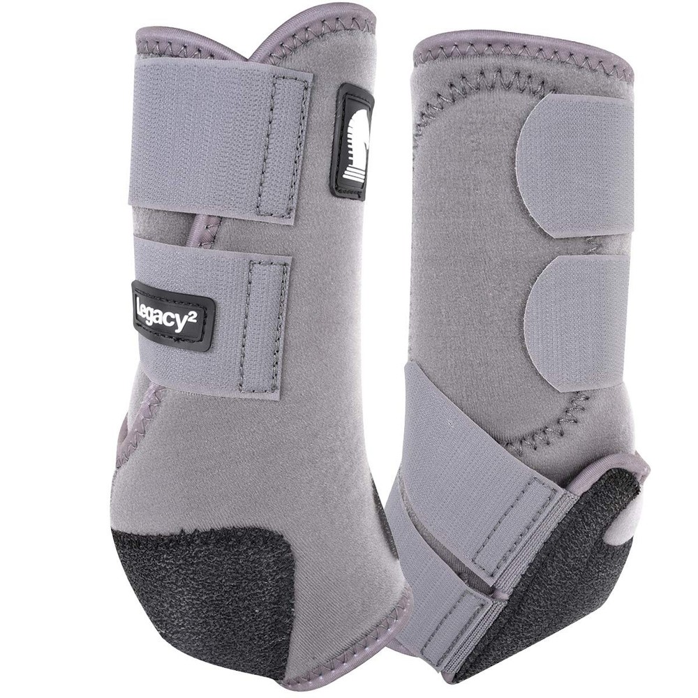 Legacy2 Front Protective Boots 2 Pack Charcoal M