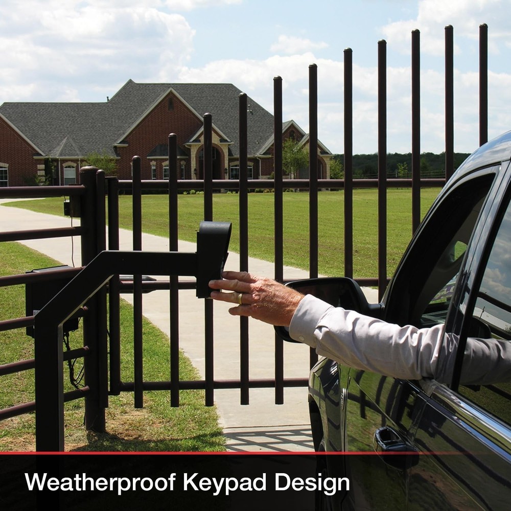 Ambidextrous Wireless Digital Keypad for Convenience - 25 Custom Codes Supported