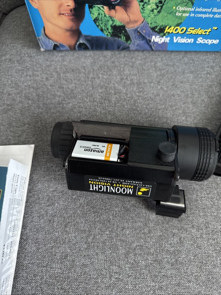 Moonlight Night Vision 1400 Select Tested/Works Includes Case And Manuals