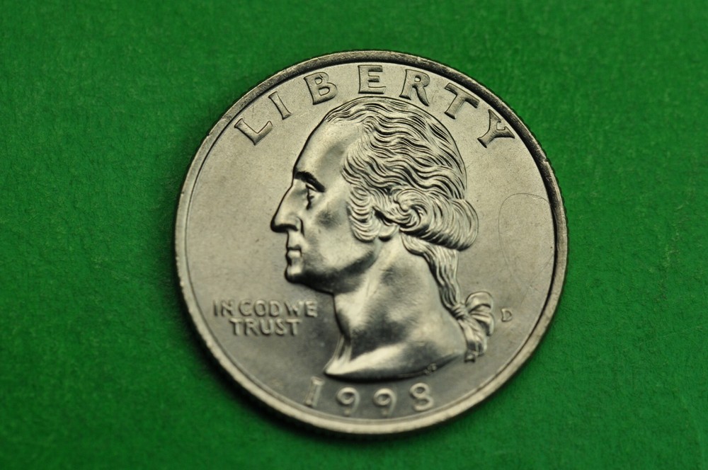 1998-D  BU Mint State Washington US Quarters