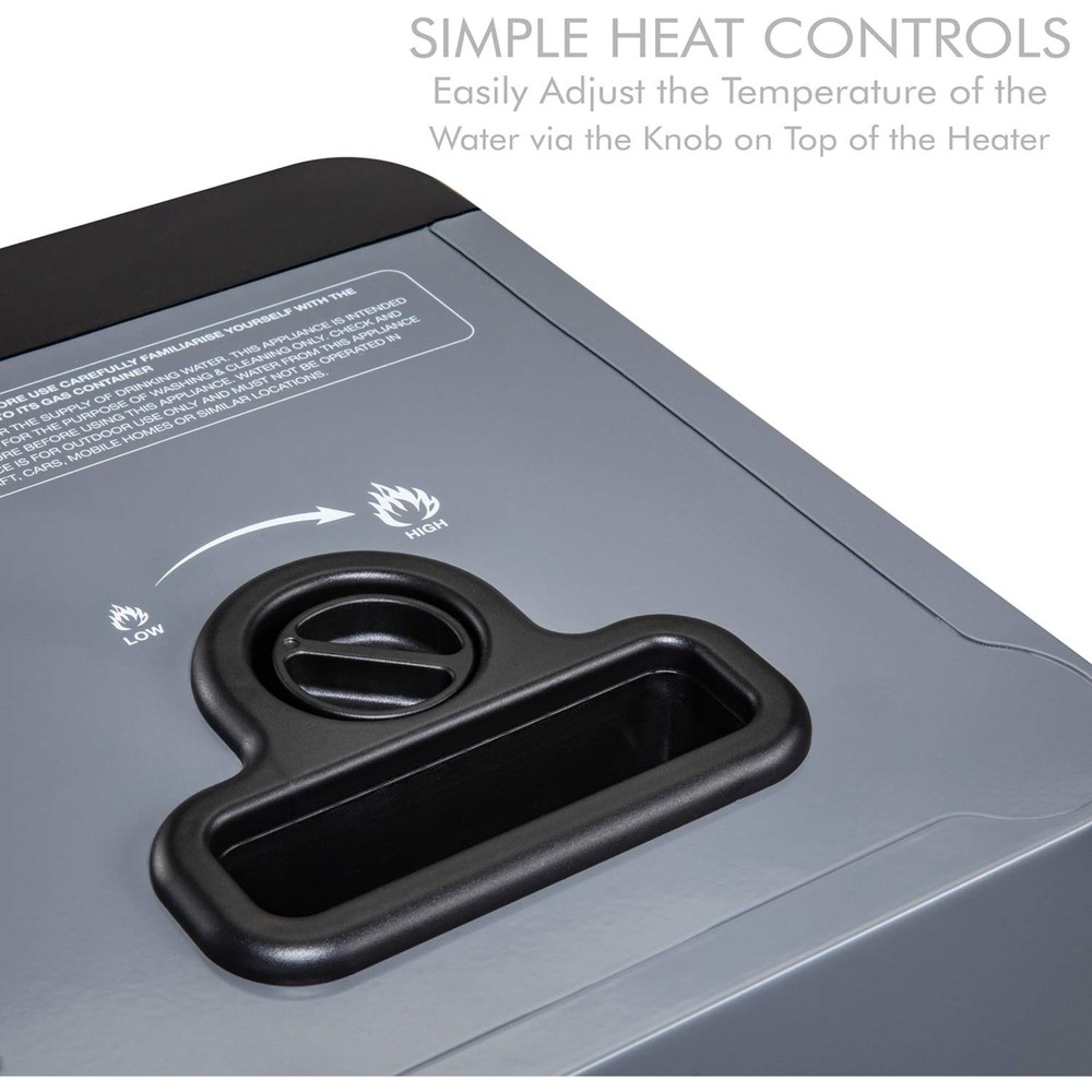 Hike Crew Portable Water Heater, Tankless Water Heater, Camping Heater With Pump