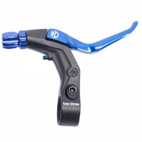 BOX THREE  Long Reach V-POINT Brake Lever BLUE