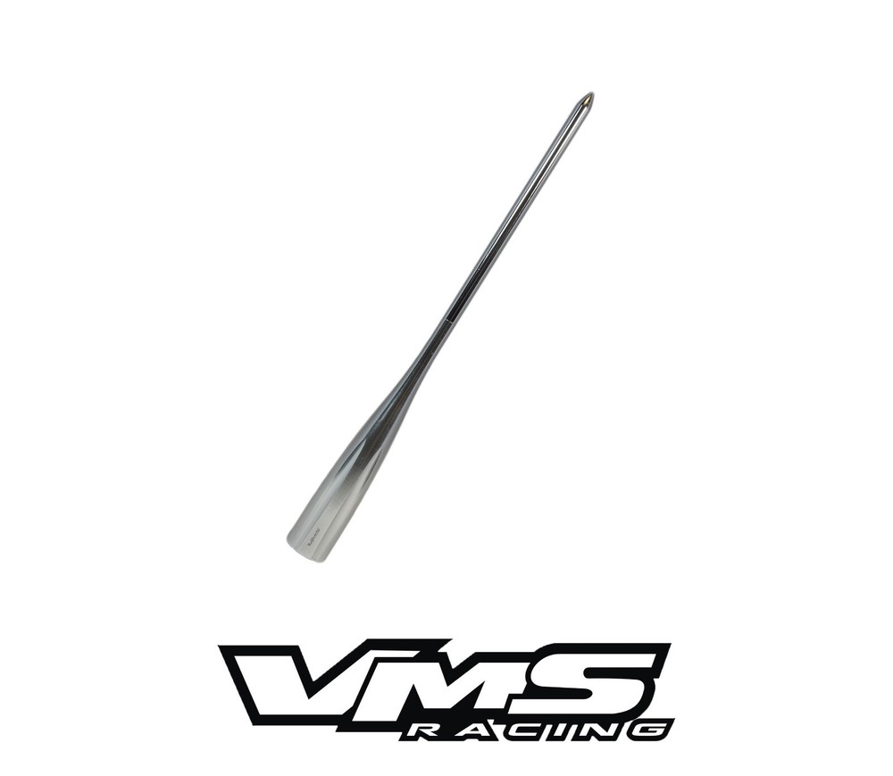 VMS 9" SILVER SPIKED ANTENNA FOR HARLEY DAVIDSON STREET GLIDE