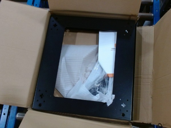 RIVECO 9U Open Frame Server Rack with Casters#1983HK1