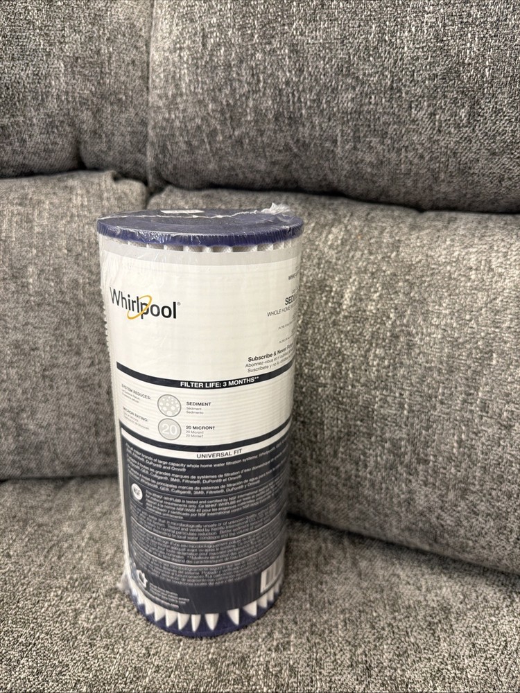 Whirlpool WHKF-WHPLBB Large Capacity Whole House Replacement Filter
