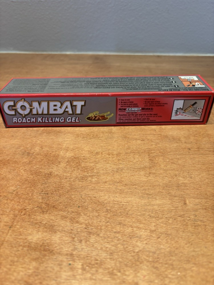 Combat 60 g Source Kill Max Roach Kill Gel-2.1 oz (1 Syringe),NEW!