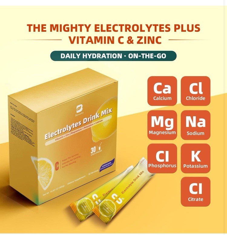 Oral Hydration 30 Pack Lemonade Flavor