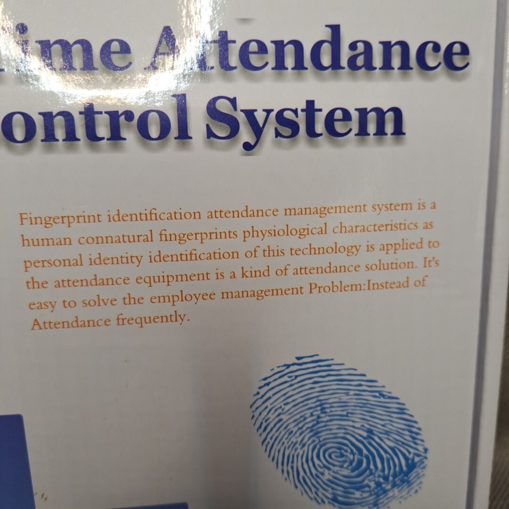 HapAttend Fingerprint Time Attendance Access Control System (H2) WORKS GREAT