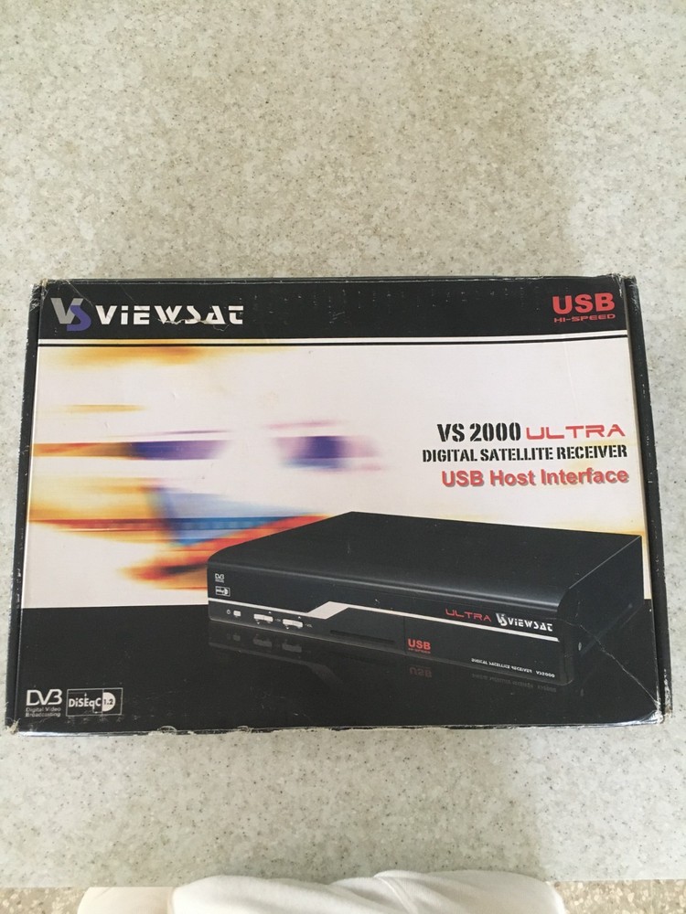 Viewsat VS 2000 Ultra  FTA Digital Satellite Receiver USB Host Interface New