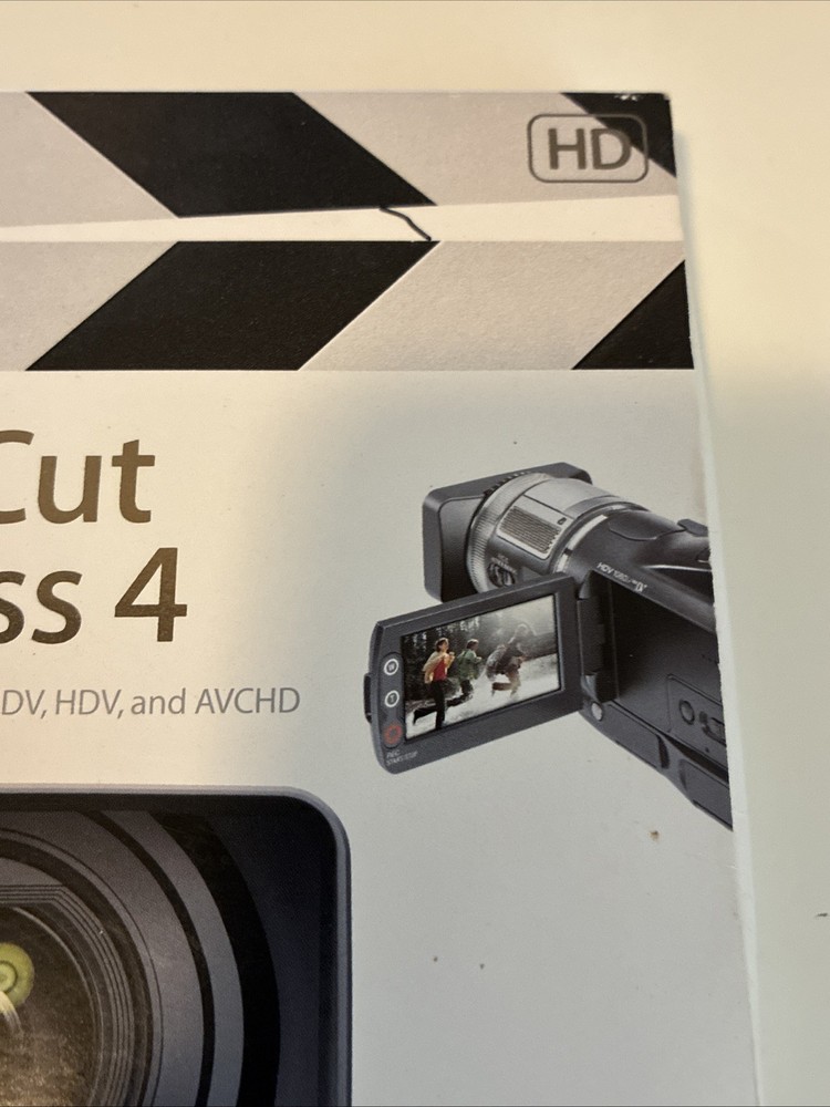 Apple Final Cut Express 4 HD Video Editing Software CIB Complete Mac