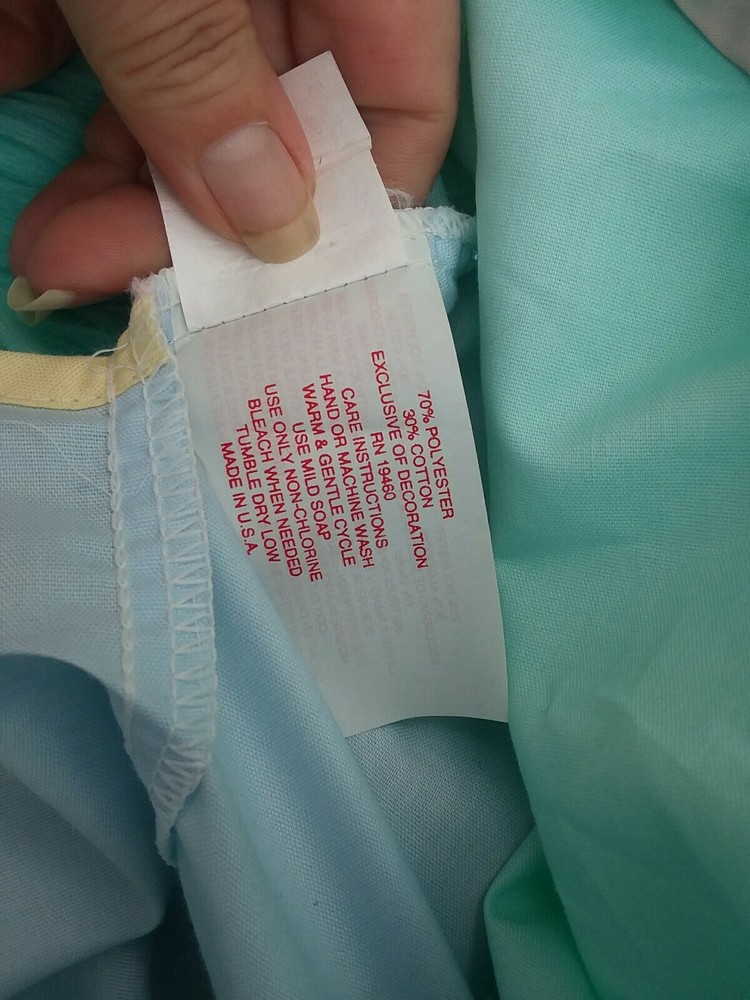 Vintage HANGING DIAPER STACKER PETER RABBIT USA pastel