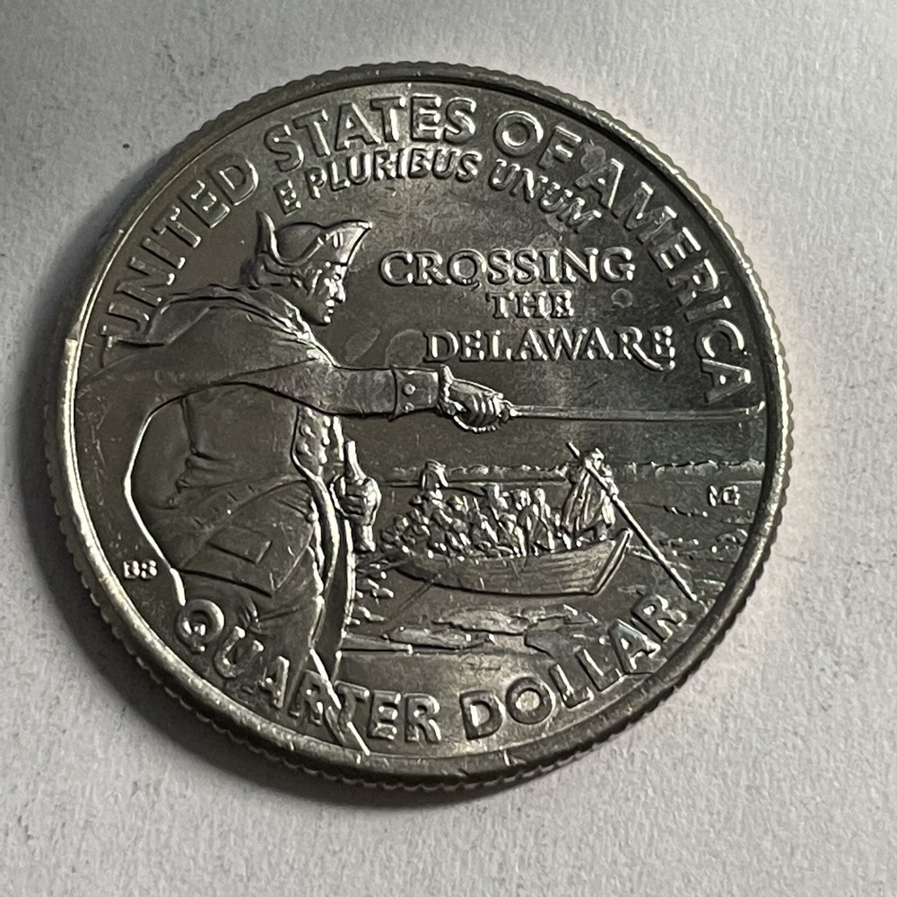 2021 P Washington Quarter Reverse Die Clash Error Coin