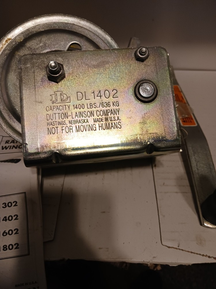 Dutton lainson Ratchet Hand Winch