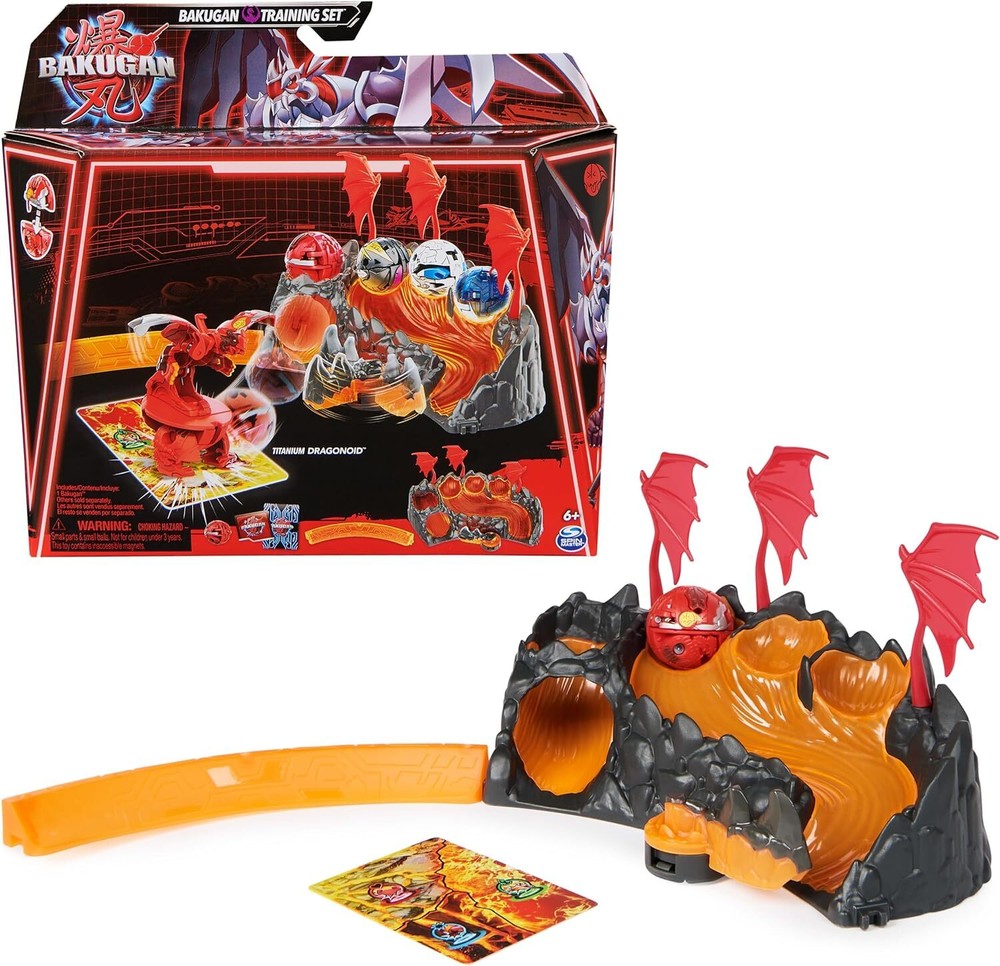 Bakugan Training Set with Titanium Dragonoid, Dragon Clan Themed, Multi