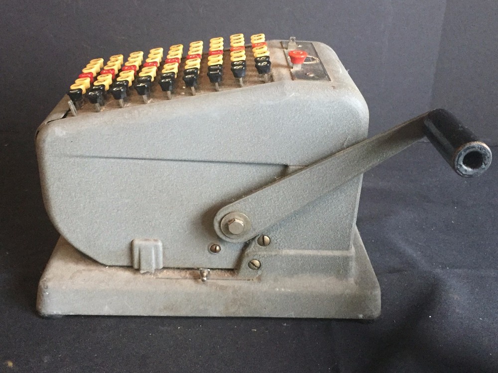 Vintage Check Protector Paycheck Machine Connecticut Dept. of Corrections