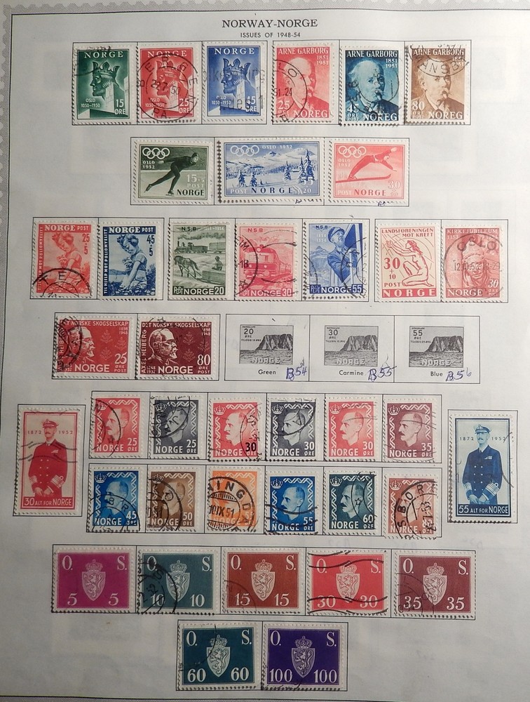 Norway Collection 1954-1969, Mixed Mint & Used
