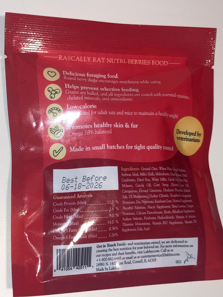 Various Trial Size Guinea and Mouse / Rat Treats