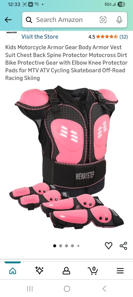 Girls Body Armor