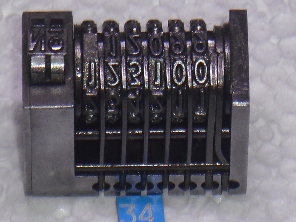 DOLD | letterpress Reverse numbering machine | 40