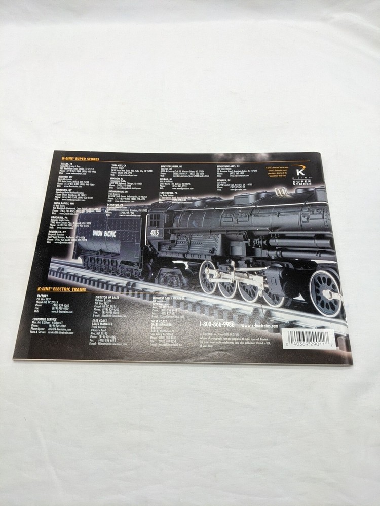 Set Of (2) 2002 Kline Train Catalogs First And Second Edition