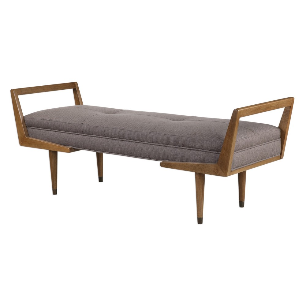 Uttermost 23388 Waylon 59"W Wood Bench - MultiColor