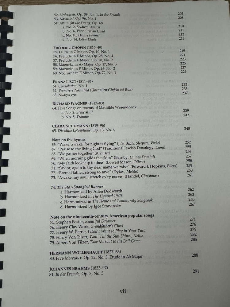 Mostly Short Pieces, An Anthology For Harmonic Analysis, Instructors Copy