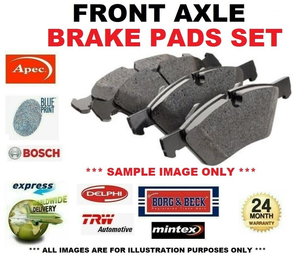 FRONT AXLE BRAKE PADS SET for MITSUBISHI ECLIPSE IV 2.4 GLS 2005-2011