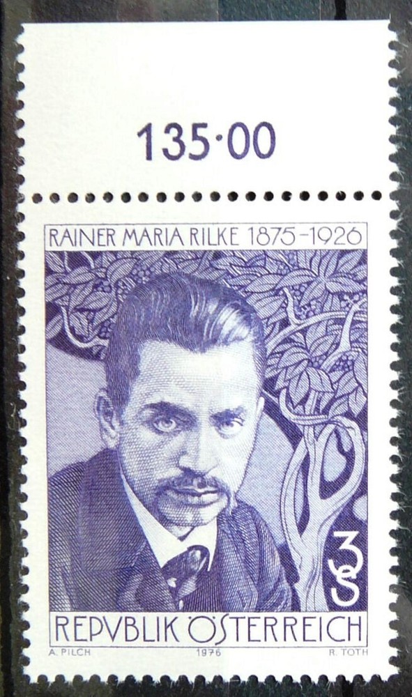 Austria stamp - Rainer Maria Rilke_1976 - MNH.