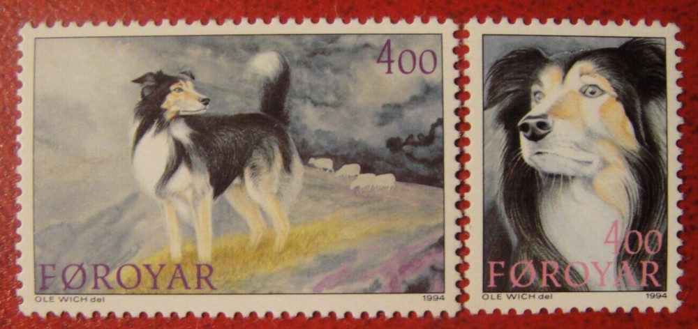 Faroe Islands 1994. Sheepdogs. MUH.