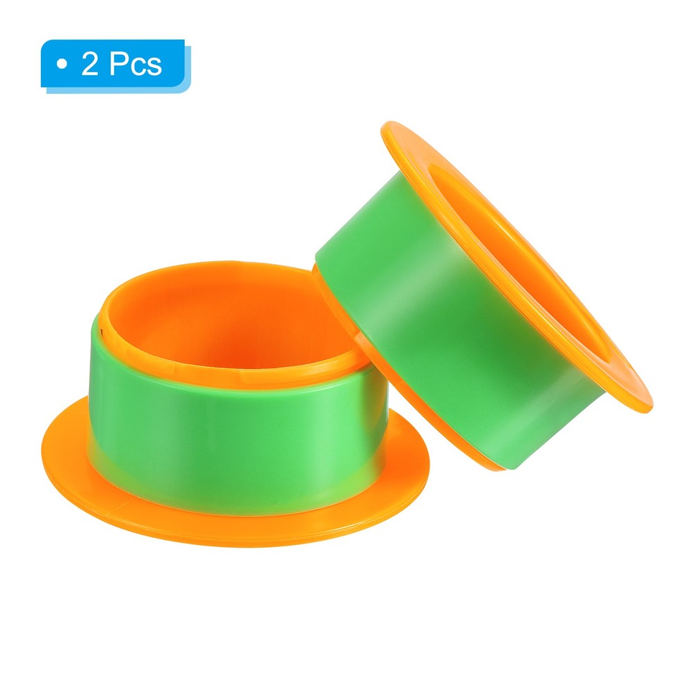 2Pcs 4 Inch Shrink Wrap Handle for 76mm Above Core, Orange