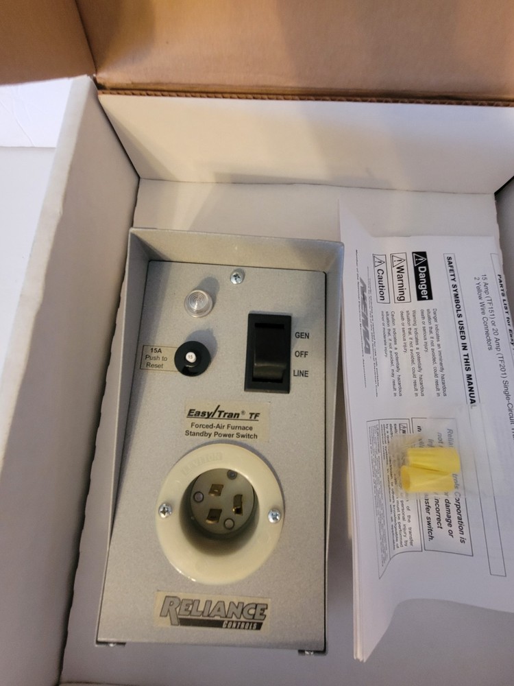 Reliance TF151W Transfer Switch - Gray (NEW IN BOX)