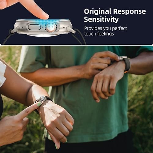 2 Pack Tempered Glass Screen Protector with Auto-alignment 49mm Clear