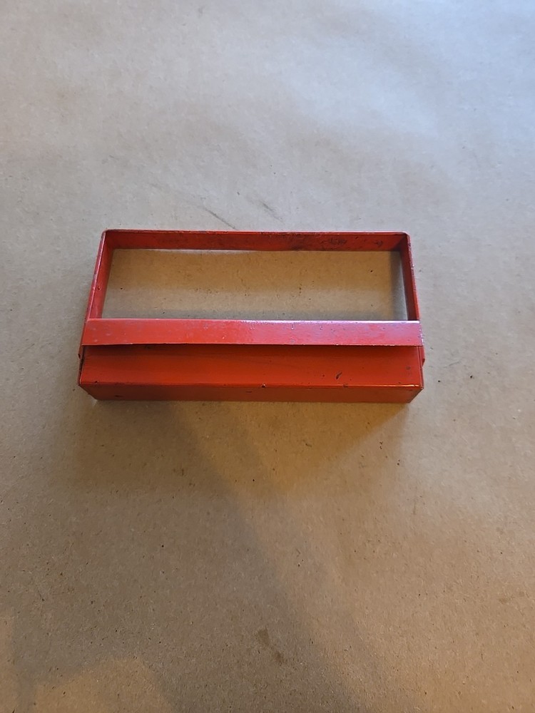 Mac Tools Vintage Metal Deep Well Socket Holder Red USA XT8