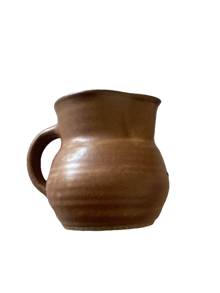 Signed Handmade Studio Pottery Creamer/Small pitcher. 4”