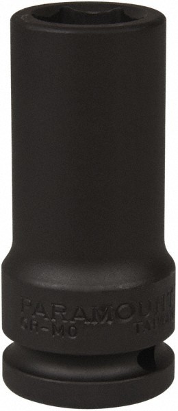 Paramount 7/8" Deep Impact Socket: 3/4" Drive, 6 Points, 3.5" Overall Length
