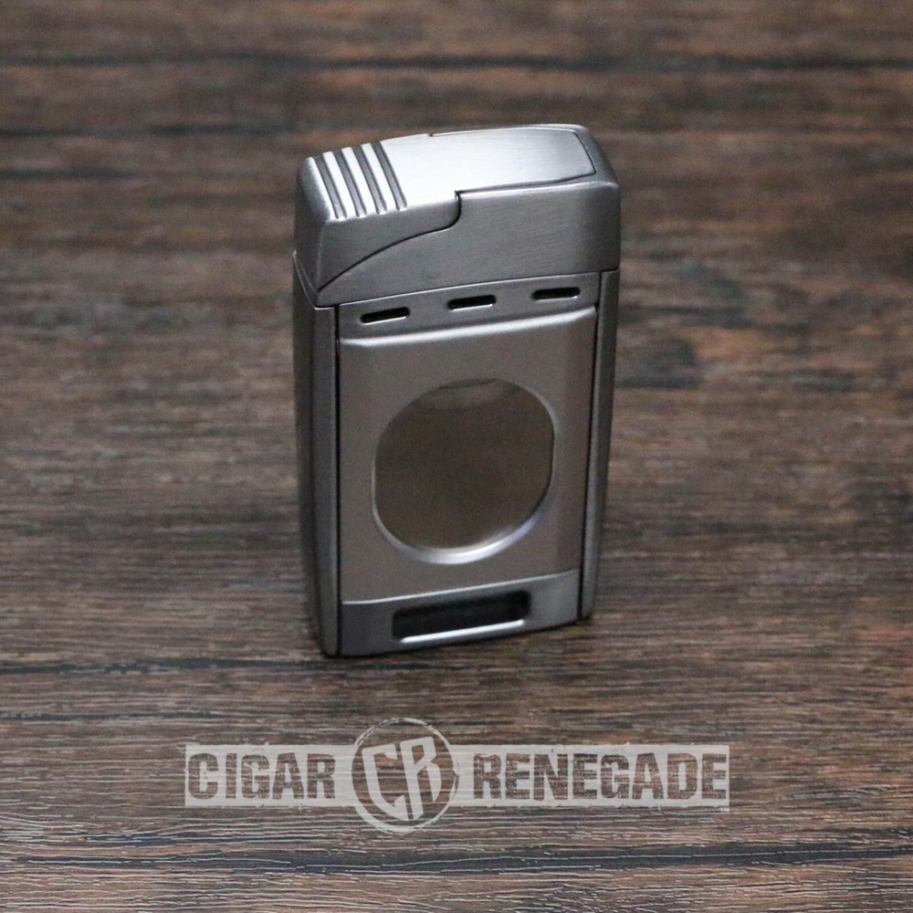 CLE Double Flame Adjustable Refillable Cigar Torch Lighter