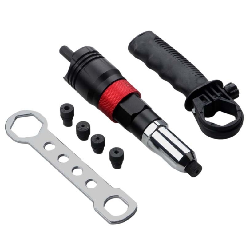 Efficiency Rivets Tool Adapters Kit Cordless Rivetings Drill Tool Accessory