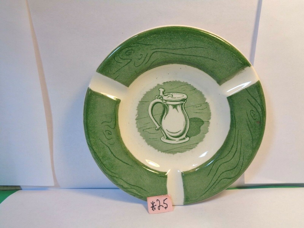 Restaurant Ware 5 1/2" Ashtray, Syrup Dispenser Pattern (Used/EUC)