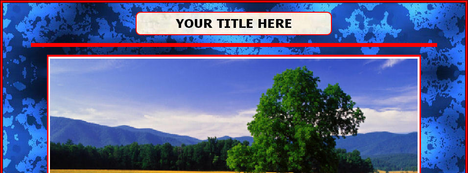 AUCTION TEMPLATE Blue Marble BG Design - With FREE Shipping