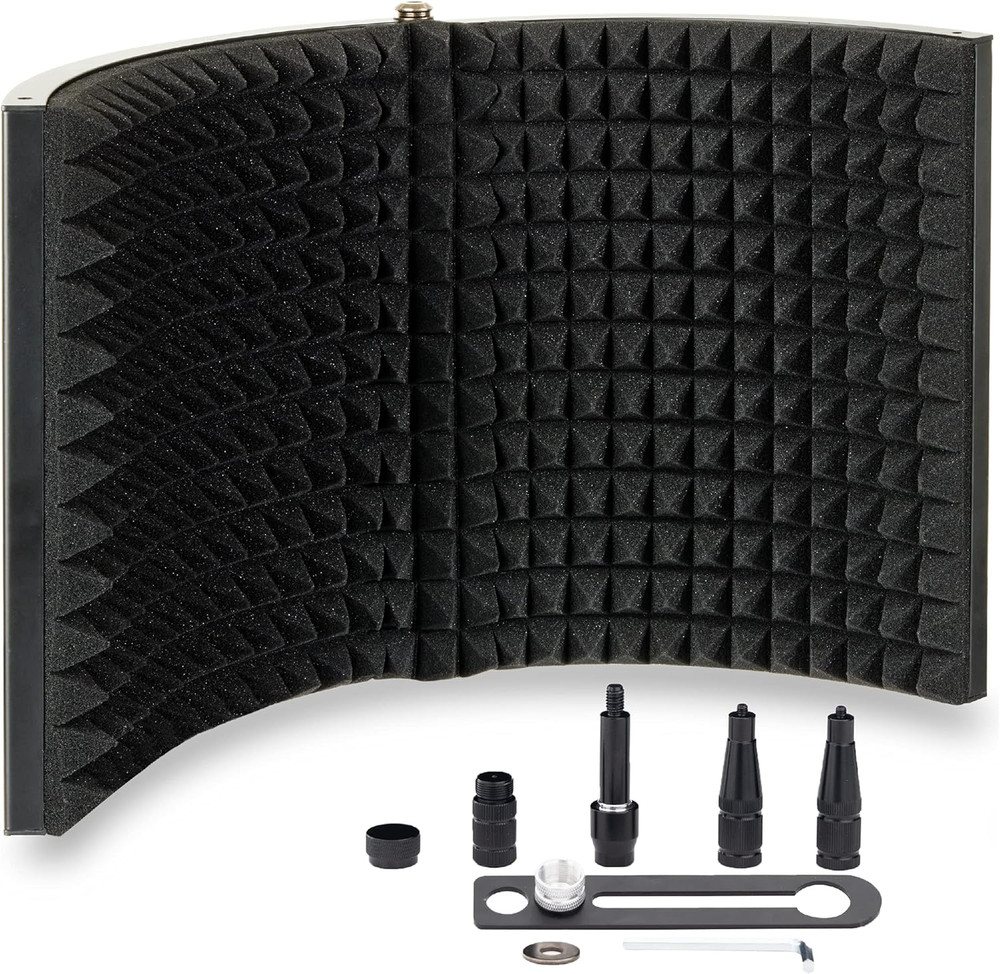 PRO Isolation Shield - Microphone Reflection Filter for Recording - Mic Studio E
