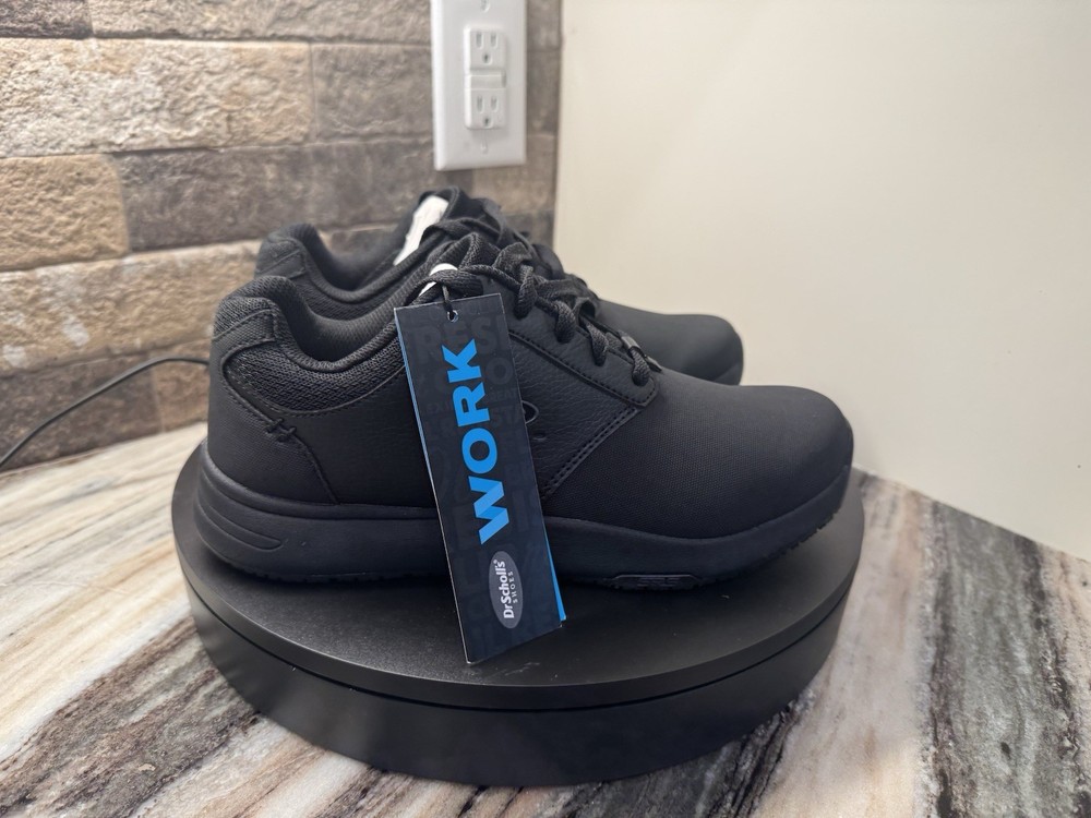 Dr. Scholl’s Intrepid Work Shoe Black Men’s Size 7